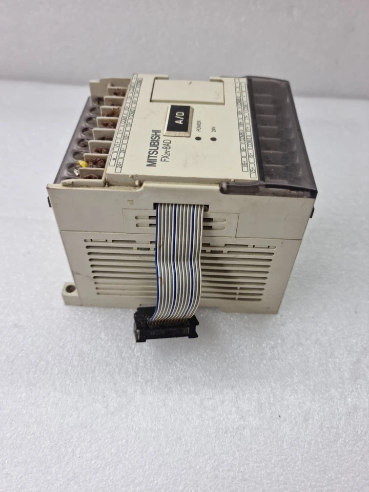 MITSUBISHI FX2N-8AD PLC PROGRAMMABLE CONTROLLER 24VDC (USED WORKING) MADE-JAPAN